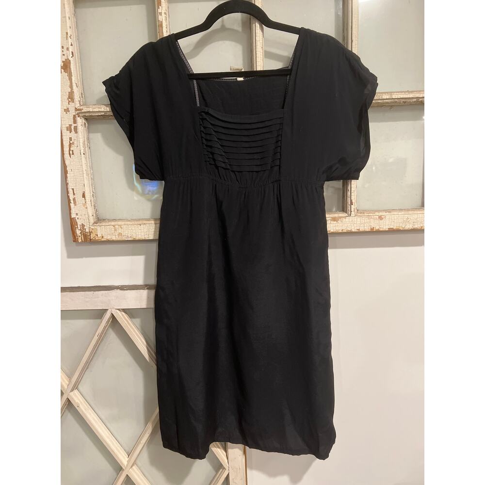 Maeve size small black rayon mini dress